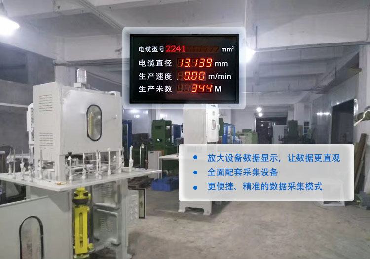 線徑方案  http://www.llxw.cn/index.php/views-385-18.html 電纜生產(chǎn)線管理電子看板---定制LED線纜線經(jīng)線速直徑監(jiān)測儀設(shè)備通訊顯示屏.jpg