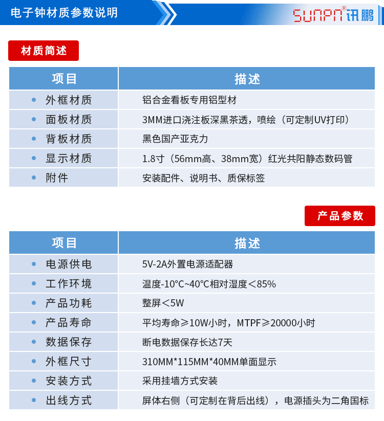 LED計(jì)時(shí)器參數(shù) LED計(jì)時(shí)器參數(shù)