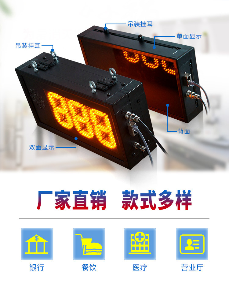 LED取餐叫號屏產(chǎn)品實拍 LED取餐叫號屏產(chǎn)品實拍