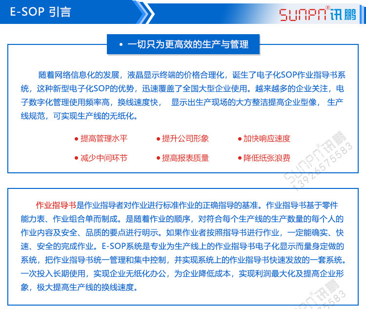 E-SOP電子作業指導書產品引言