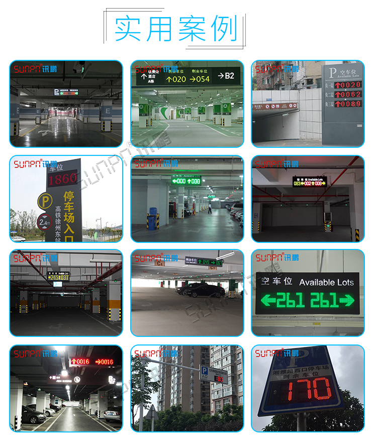 停車場導向牌應用場景