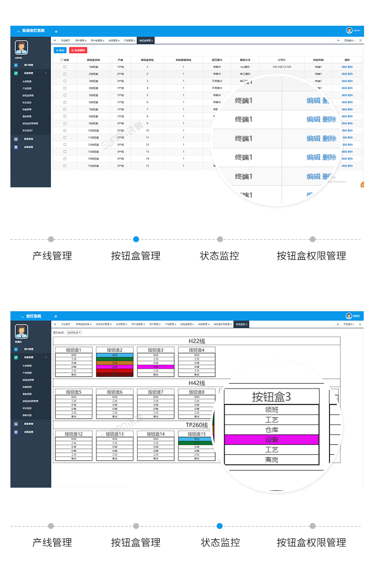 安燈系統客戶端界面展示