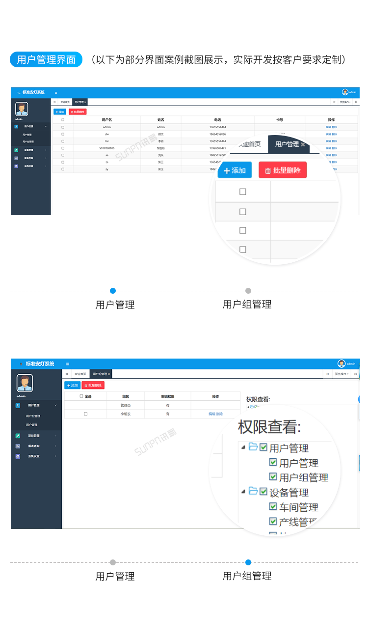 安燈系統客戶端界面展示