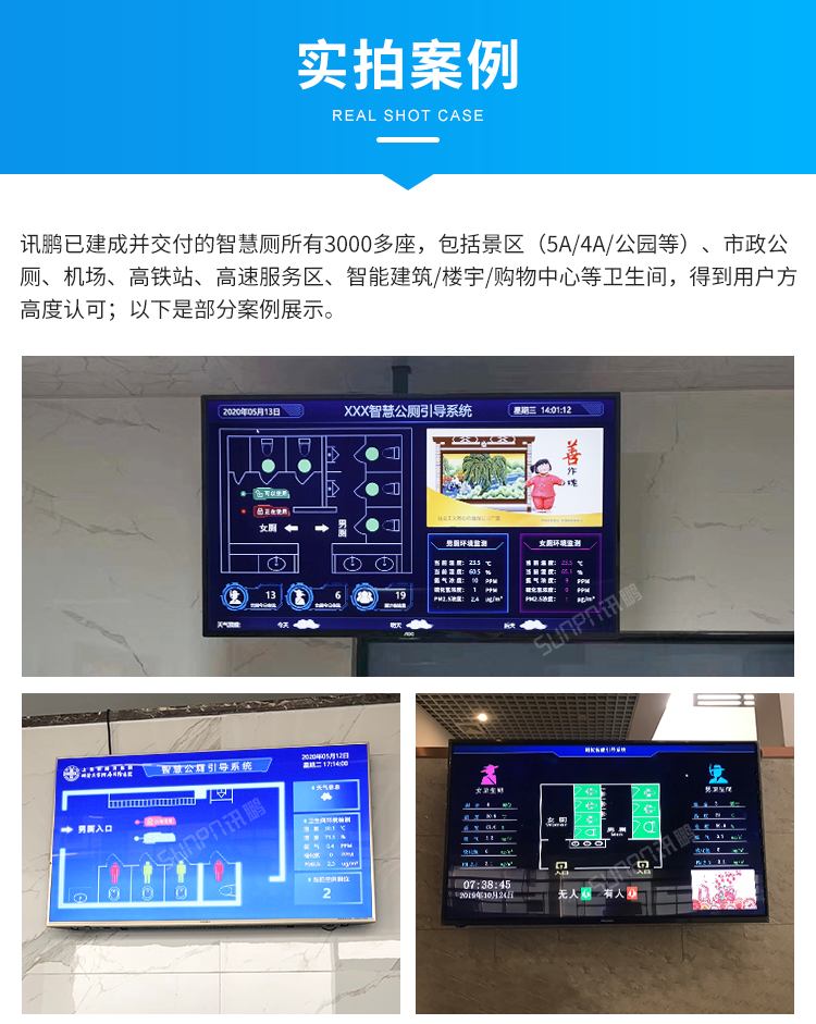 訊鵬智慧公廁系統-現場案例