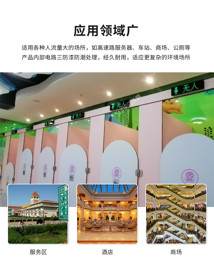 智慧公廁有人無(wú)人顯示屏-應(yīng)用場(chǎng)景