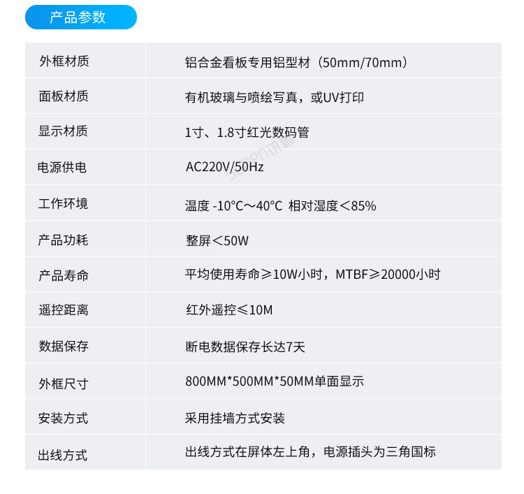 安全運行記錄牌-產(chǎn)品參數(shù) 安全運行記錄牌-產(chǎn)品參數(shù)
