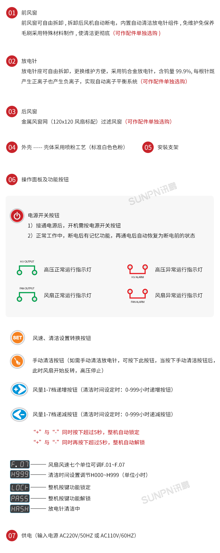 工業(yè)除靜電離子風(fēng)機-SP-40AR細節(jié)說明 工業(yè)除靜電離子風(fēng)機-SP-40AR細節(jié)說明